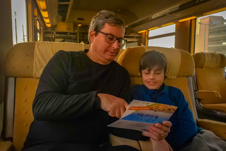 Viagem de trem entre Suíça e França usando o passe de trem da Eurail, passe de trem na Europa
